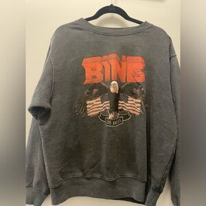 Anine Bing vintage Bing sweatshirt, black, L